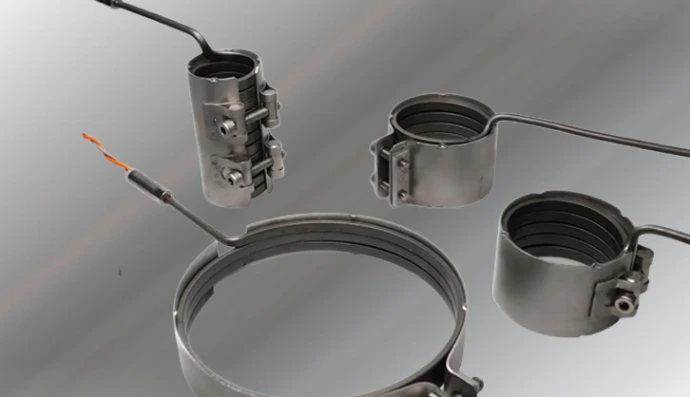 Spiral nozzle band heater