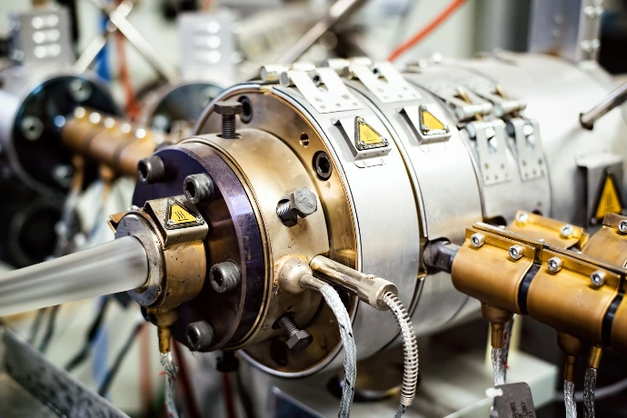 Extruder Line with Mica band heater